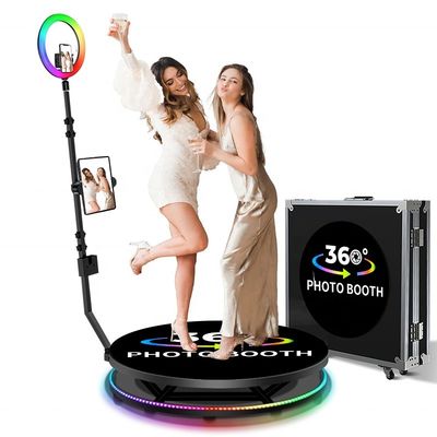 54kg 360 Photo Booth Pronto per la spedizione in 48 ore 4 Persone Capacità 25cm Altezza piattaforma