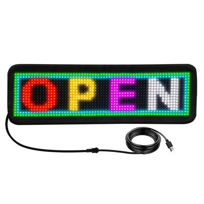 Display di auto a schermo di matrice RGB programmabile con adesivo ultra sottile e controllo telefonico APP