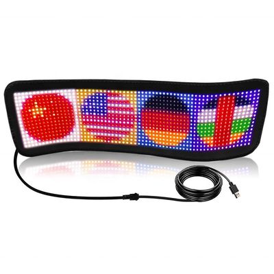 Pannello di visualizzazione a LED a lunga durata di vita per il controllo RGB APP del finestrino posteriore dell'auto e l'animazione del testo