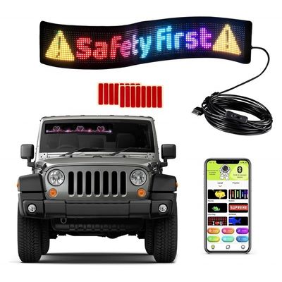 Nuovo controllo dell'app per telefono contenuto modificabile messaggio in movimento display a LED per cartellone auto