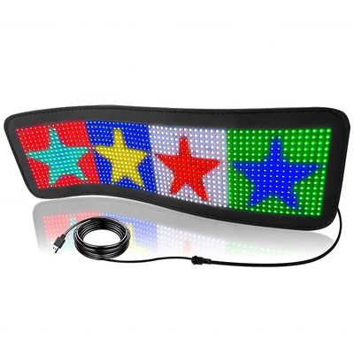 Display LED flessibile pannelli matrice HD Full Color APP Control Soft Rear Window Car Sign