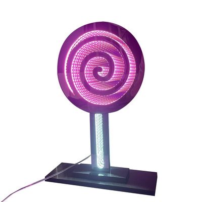 Prodotti per la decorazione di Natale Stile di luce di Natale LED Lollipop Specchio magico acrilico