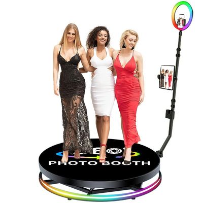 25 cm altezza piattaforma 360 fotobooth con macchina video automatica e progettazione professionale