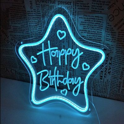 Neon Sign Custom LED Light Logo Birra Sfondo di matrimonio 12 Decorazione d'interni 20 C 50000 Ore