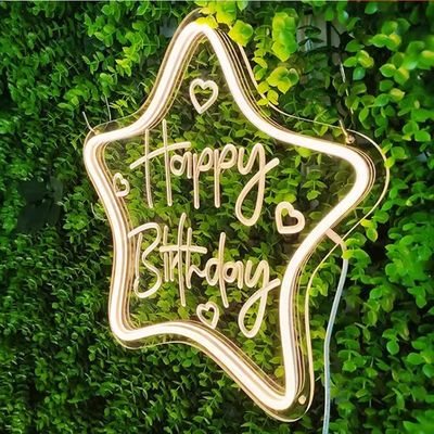 Neon Sign Custom LED Light Logo Birra Sfondo di matrimonio 12 Decorazione d'interni 20 C 50000 Ore