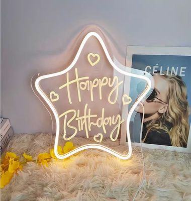 Neon Sign Custom LED Light Logo Birra Sfondo di matrimonio 12 Decorazione d'interni 20 C 50000 Ore