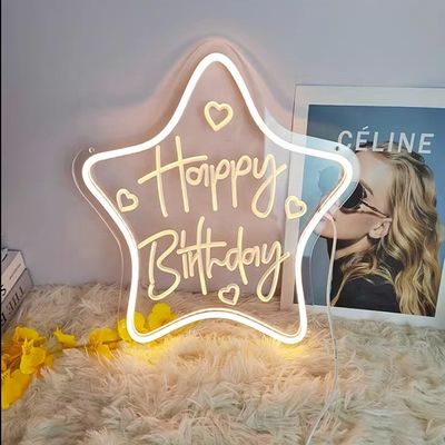 Neon Sign Custom LED Light Logo Birra Sfondo di matrimonio 12 Decorazione d'interni 20 C 50000 Ore