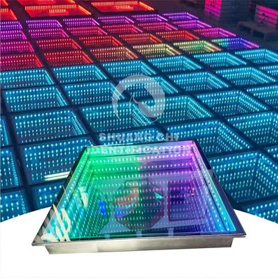 3D LED Infinity Dance Floor Light e Custom LED Brick Lights