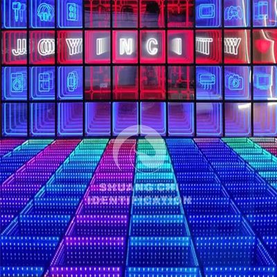3D LED Infinity Dance Floor Light e Custom LED Brick Lights