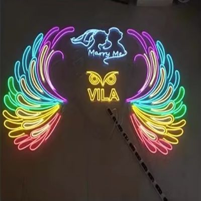 Modello contemporaneo Segnale digitale a LED personalizzato Segnale al neon per decorazioni personalizzate