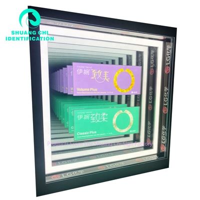Cornice di metallo resistente Custom Infinity 3D Mirror Neon Dance Floor per DJ Disco Party
