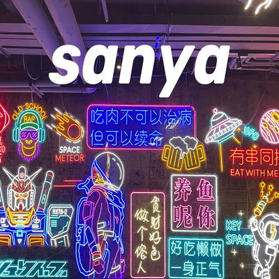 Hustle LED Letter Light Segno Neon Rosa Personalizzato Per La Decorazione Della Camera Da Letto