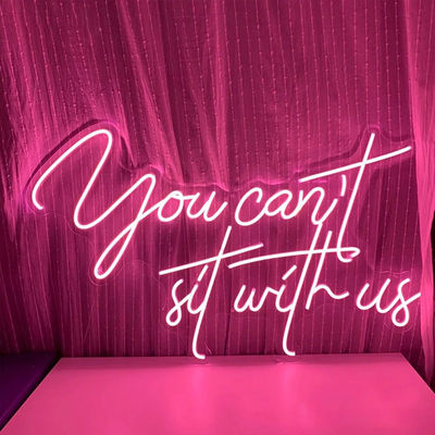 Installazione a vite a muro all'interno Flessibile RGB Neon Strip Light con Neon Light personalizzato