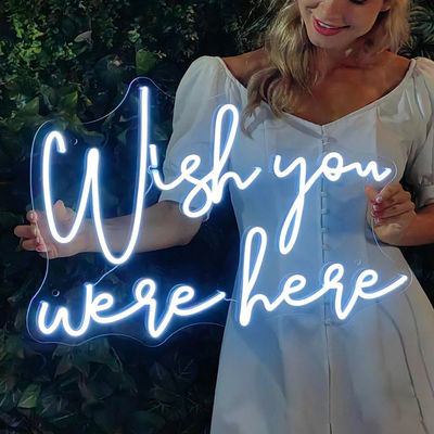 Acrilico neon Flex 12V RGB LED impermeabile Neon Sign Light per la decorazione delle feste natalizie