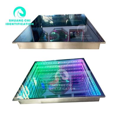80 IP 67 Acciaio inossidabile vetro temperato Piastrelle per pavimenti da ballo a led sensibili alla pressione