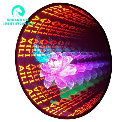 Cornice di metallo resistente Customization 3D Mirror Neon Dance Floor per DJ Disco Party