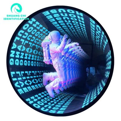 Segnaletica all'interno e all'esterno Abyssal 3D Mirror Neon Mirror con spessore personalizzato