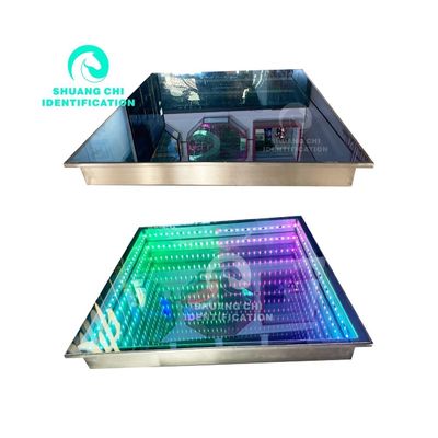 Fascinanti piastrelle per pavimenti da ballo 3D a LED Infinity con classificazione IP67 e durata di vita di 50.000 ore