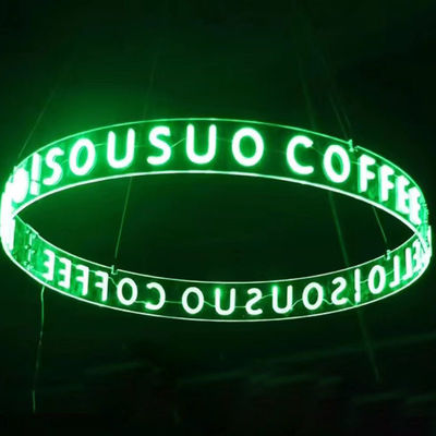 Segno di luce al neon a cavo per il logo personalizzato Flex Strip Linea di produzione di illuminazione liscia