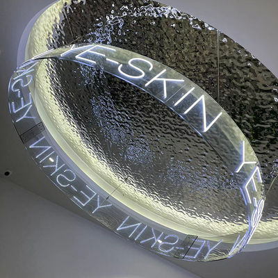 Segno di luce al neon a cavo per il logo personalizzato Flex Strip Linea di produzione di illuminazione liscia