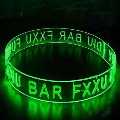 Installazione di cavi fai-da-te LED Neon Flex Strip Lampade per illuminazione fluida e decorazione interna