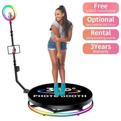 Gro Compatibile 80-120CM Rotante Automatico 360 Selfie Spin Base Foto Ipad Photo Booth