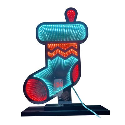 Indicatore di neon a specchio a strisce di luce a LED a più strati per schermi a luci illimitate