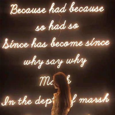 Dimensioni personalizzate LED Neon Sign Light per la decorazione degli interni Buone vibrazioni Decorazione murale