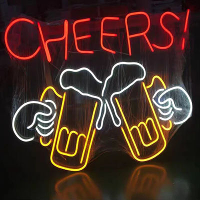 Dimensioni personalizzate LED Neon Sign Light per la decorazione degli interni Buone vibrazioni Decorazione murale