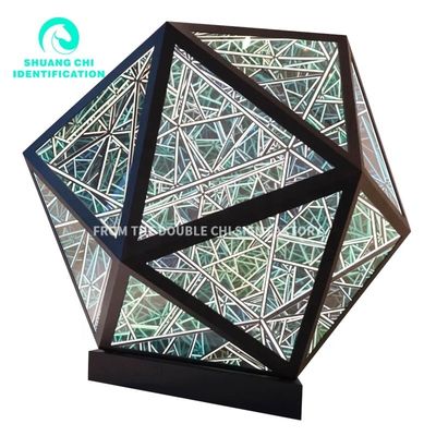 2023 Infinite Extension Digital Signage LED Light Box Mirror Abyss Neon Mirror per interni