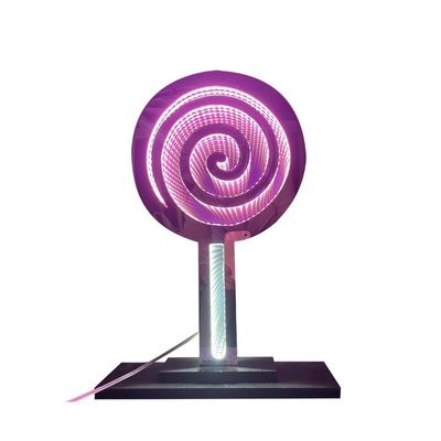 Personalizzabile Rgb Gran regalo di Natale luci a specchio infinito con design a doppio lato