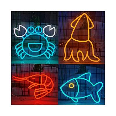 Acrilico neon Flex LED Neon Sign Light per l'identità Logo personalizzato Illuminazione decorativa