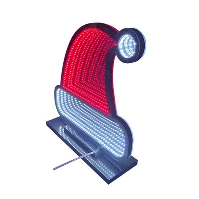 IP44 80 Ra Natale 2024 Decorazione Luce all'aperto Specchi acrilici 3D Specchio Infinity