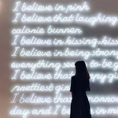 Marquee Letters Buone vibrazioni aperte luci a neon a led con colore personalizzato