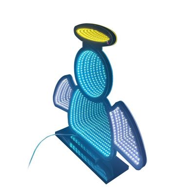 40cm LED 3D luci a specchio infinito per feste di compleanno di Natale stupefacente arredamento della casa