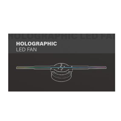 42cm 52cm 65cm 70cm 100cm Display proiettore LED 3d Hologram Fan per annunci in negozio