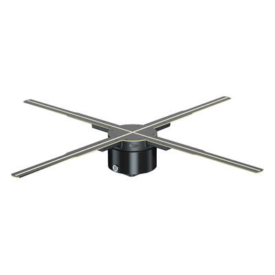Ventilatore LED pubblicitario olografico 3D con controllo Wifi e immagini rotanti all'avanguardia