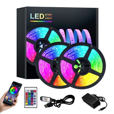 Fonte luminosa a LED da 110 lm Alta luminosità DC12V/24V 10W Lumina a nastro a LED 120 led/m SMD 2835
