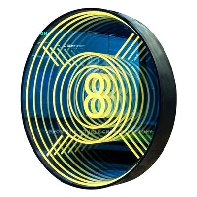 Spazio di trasformazione a scacchi personalizzato 3D Neon Abyssal Mirrors con colori personalizzabili