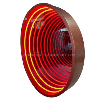 Spazio di trasformazione a scacchi personalizzato 3D Neon Abyssal Mirrors con colori personalizzabili