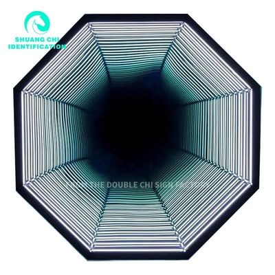 Spazio di trasformazione a scacchi personalizzato 3D Neon Abyssal Mirrors con colori personalizzabili