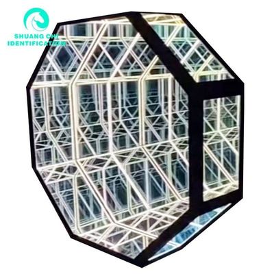 Elevate Decor Splendente 3D Neon Abyssal Mirror A scacchi 50X50 in colori personalizzabili