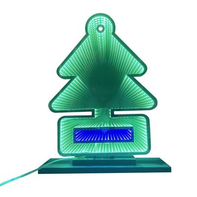 Home Decorazioni forniture Acrilico Abisso Specchio Decorazioni illimitate Luci di Natale