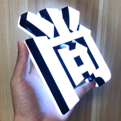 OEM Outlet Acrilico Front e Back LED caratteri luminosi per il cartello pubblicitario