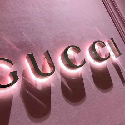 Strisce acrilica a LED in acciaio inossidabile caratteri luminosi per cartelloni pubblicitari esterni