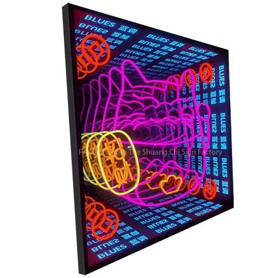 Trasforma il tuo spazio con Infinite Mirror 3D Custom Led Neon Sign Abbraccia la creatività
