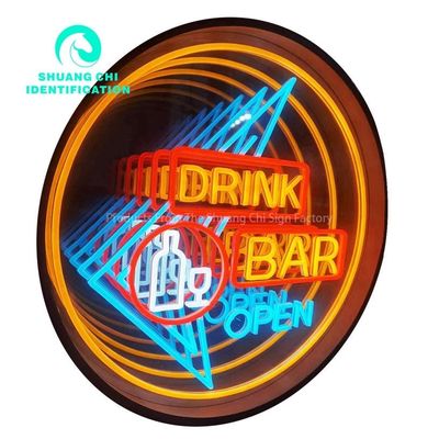 Trasforma il tuo spazio con Infinite Mirror 3D Custom Led Neon Sign Abbraccia la creatività