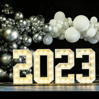 Segnaletica per hotel all'aperto Lettere acriliche illuminate a LED personalizzate per colore personalizzato