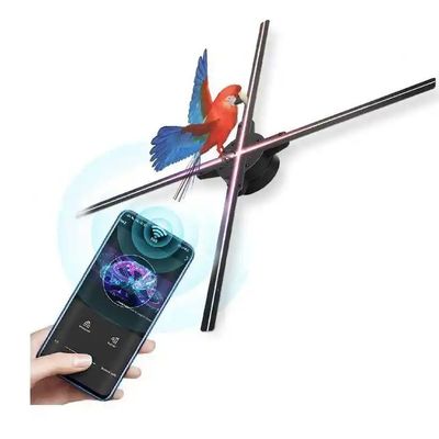 Ventilatore di ologrammi 3D con alto rapporto di contrasto 1.692MM e tensione di ingresso 100-240W/AC 50/60HZ
