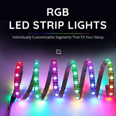 Acque resistenti 5m 5050 Flessibile Macchina Usb Magic Color TV Ultra Thin Smart Led Strip Light